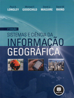 Book cover of Geographical Information Systems and Science translated to Portuguese